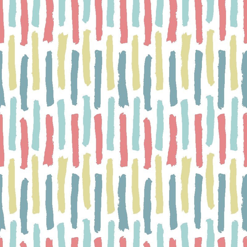 Printed Cotton LANKA White / Bright Multicolored